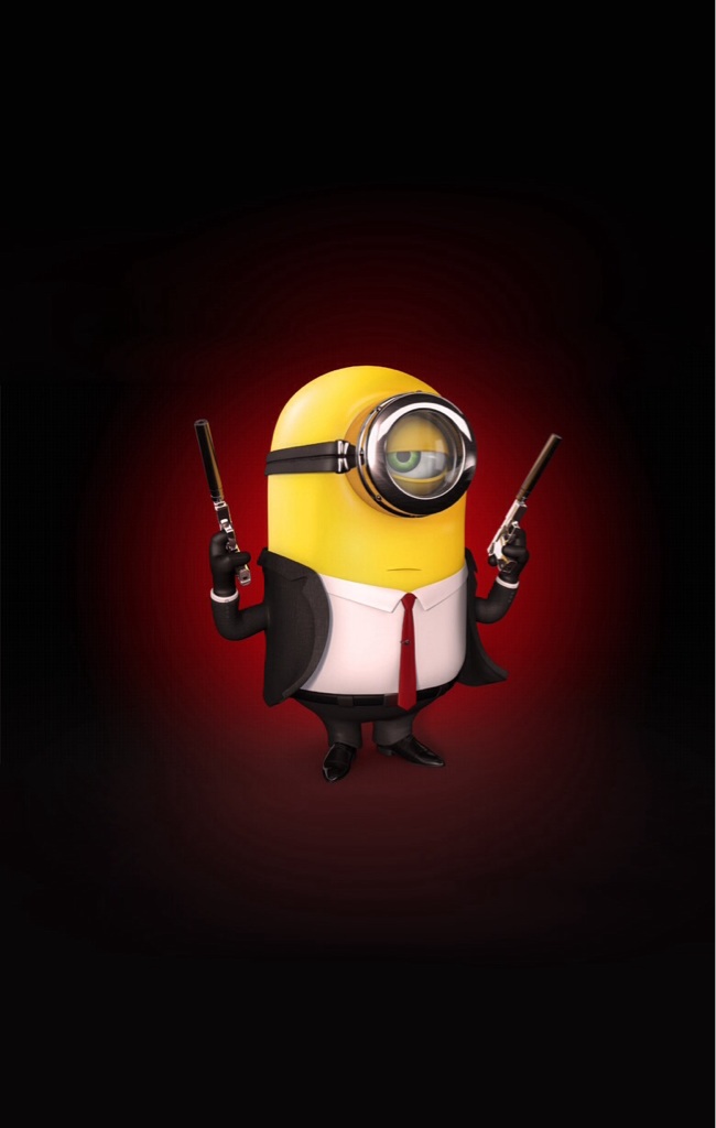 Bob The Minion With A Gun - HD Wallpaper 