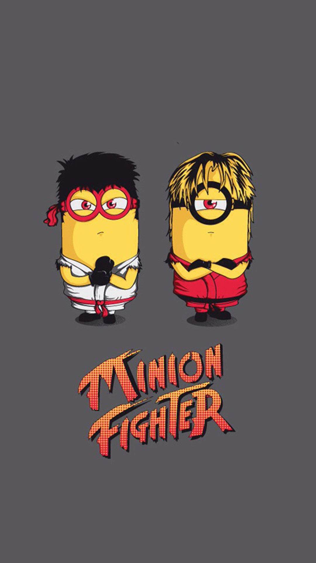 Funny Minion Fighter Hd Wallpaper Iphone 6 Plus 
 Data-src - Minions Fighter - HD Wallpaper 
