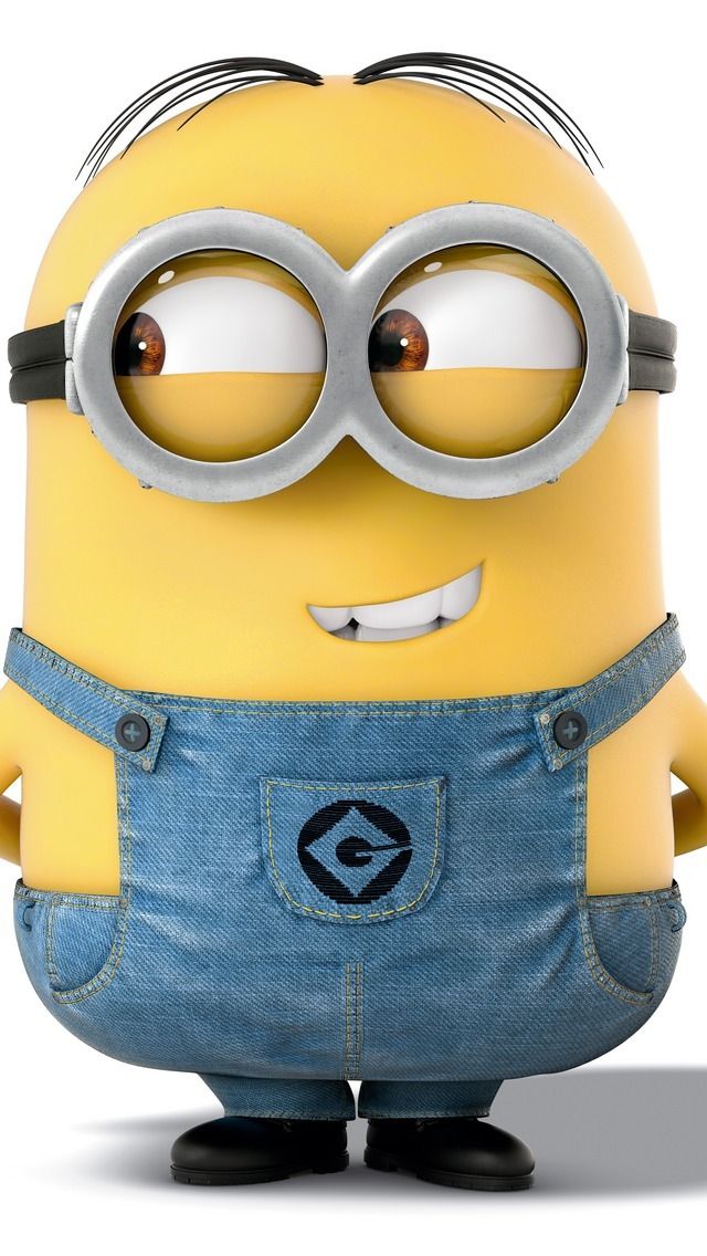 Cute Minion From Despicable Me 2 Wallpaper For Iphone5 - HD Wallpaper 