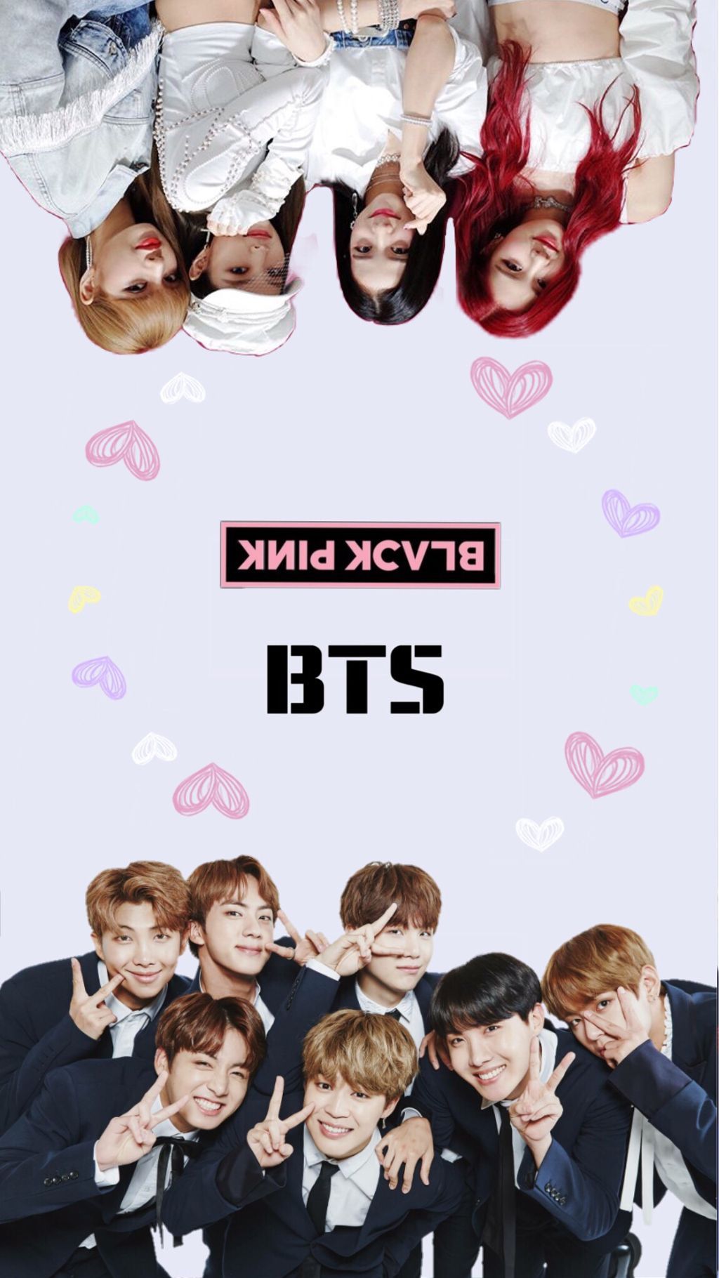 Bts Wallpaper Blackpink 1024x1820 Wallpaper Teahub Io