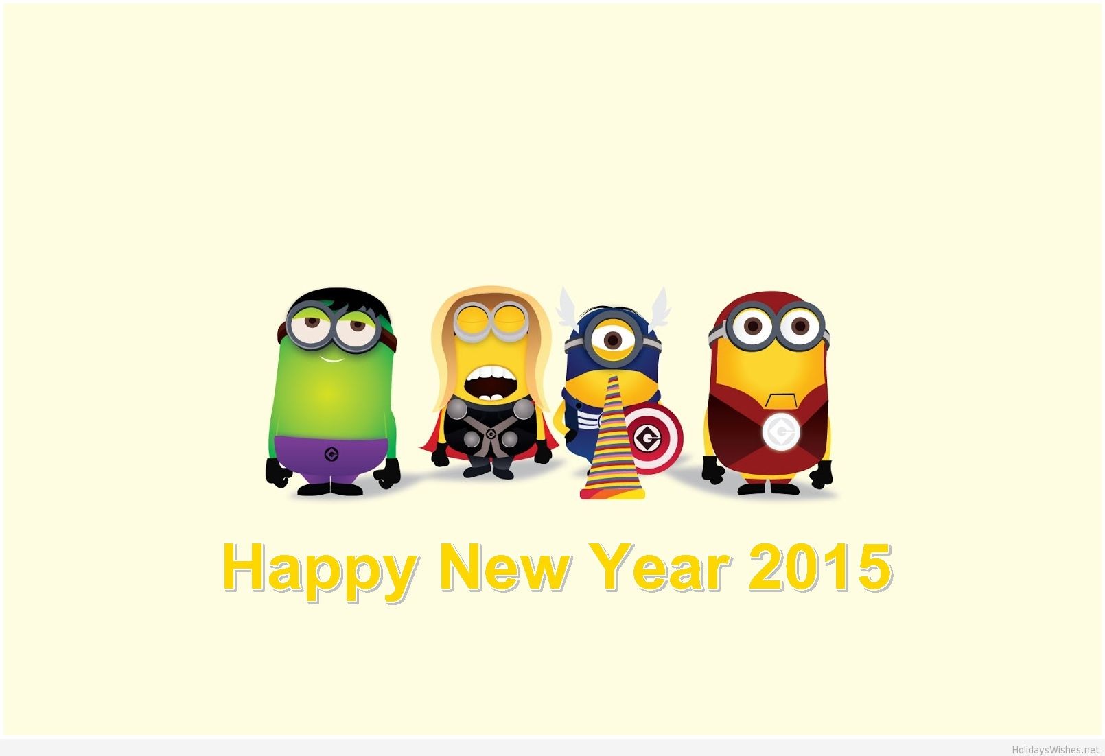 Happy New Year Avengers - HD Wallpaper 