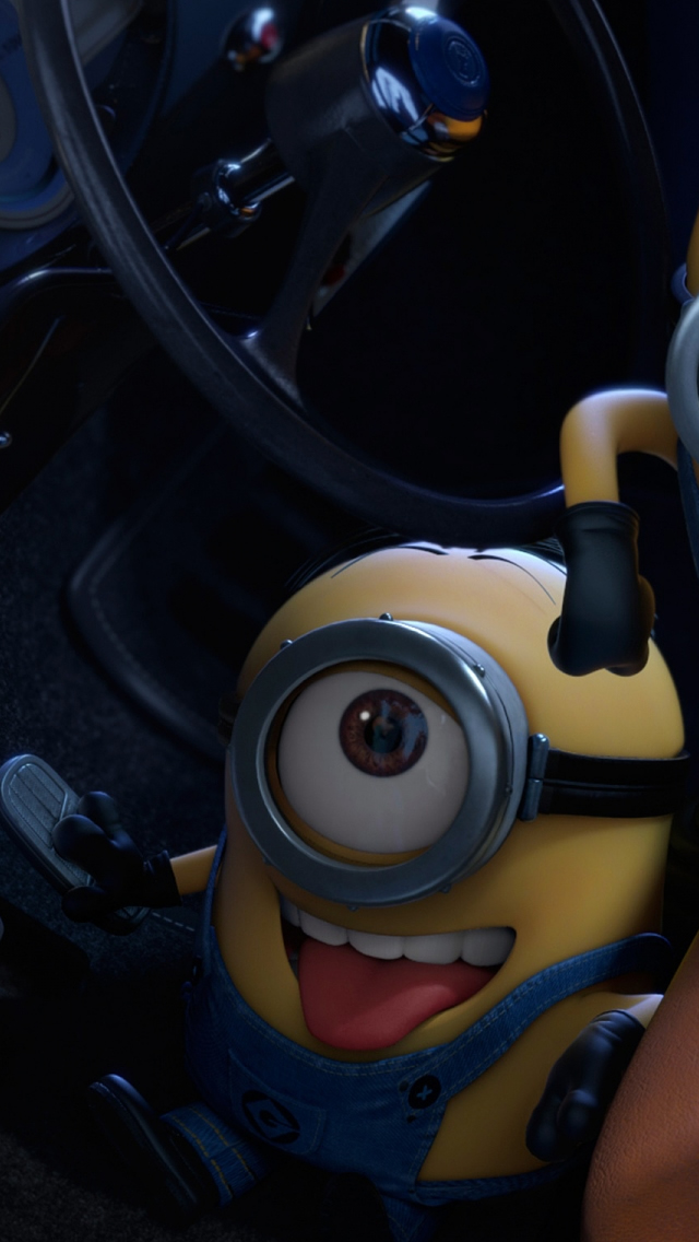 Black Minion Wallpaper Iphone - HD Wallpaper 