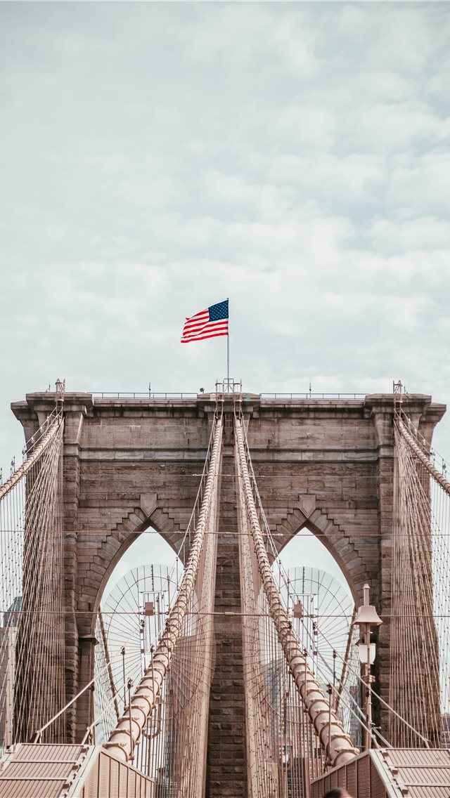 Brooklyn Bridge New York Usa Iphone Wallpaper - Brooklyn Bridge - HD Wallpaper 