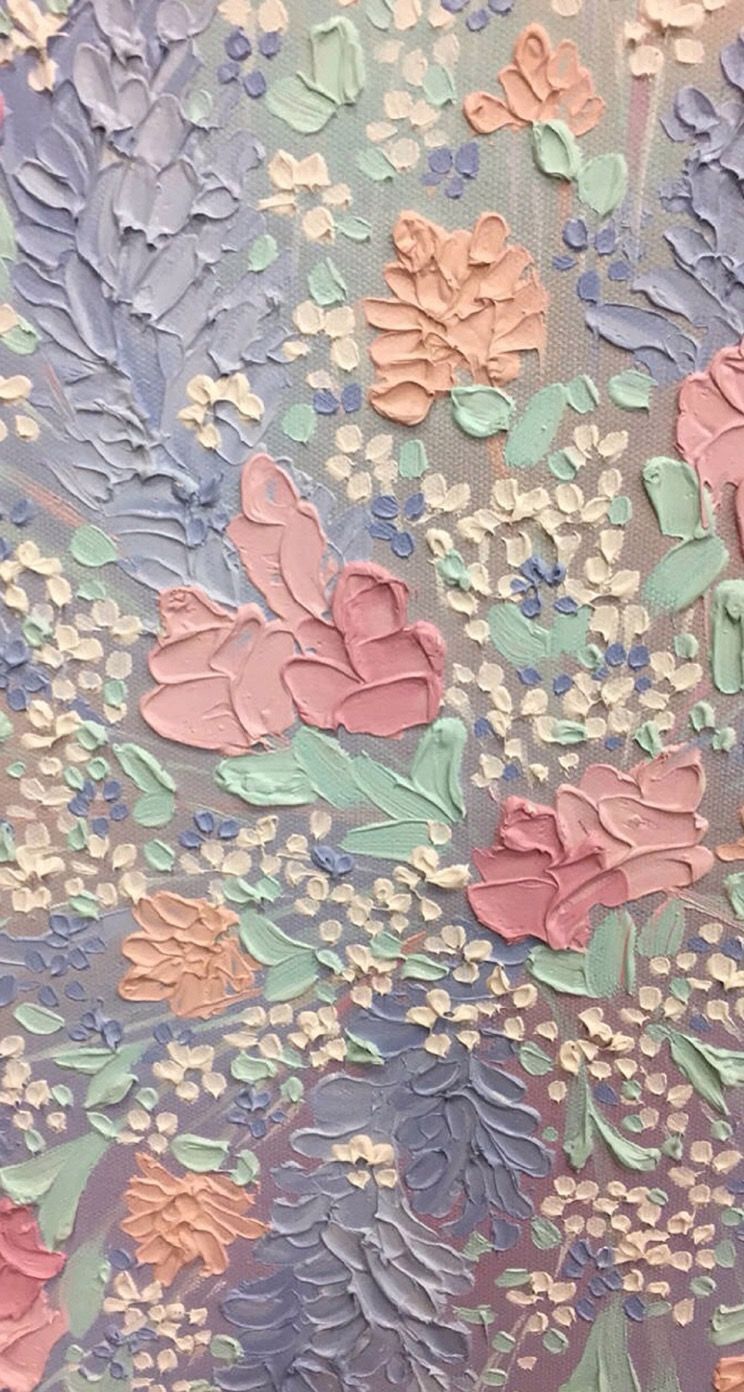 Iphone Pastel Floral Wallpaper Hd - HD Wallpaper 