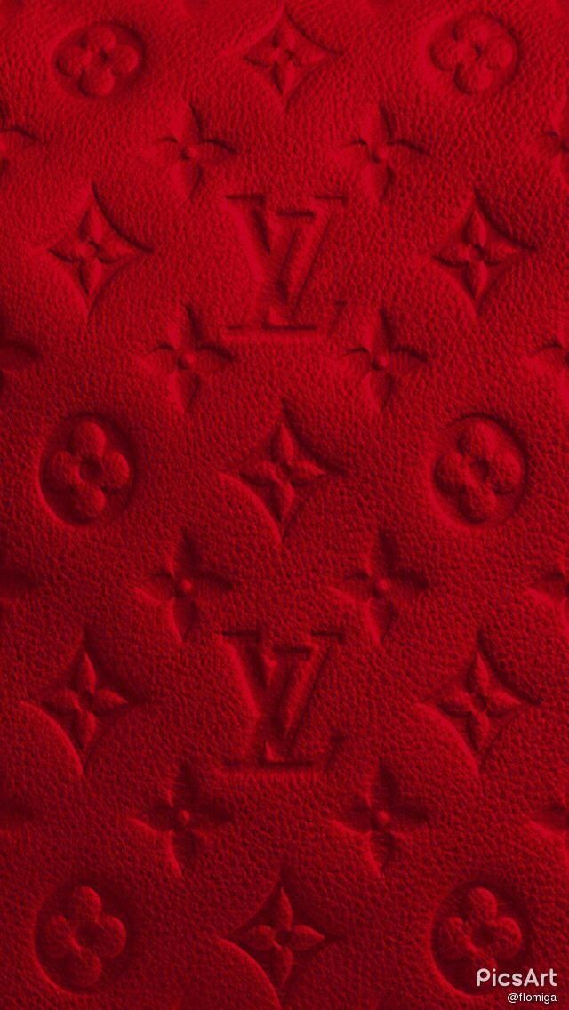 Red Louis Vuitton Iphone - HD Wallpaper 