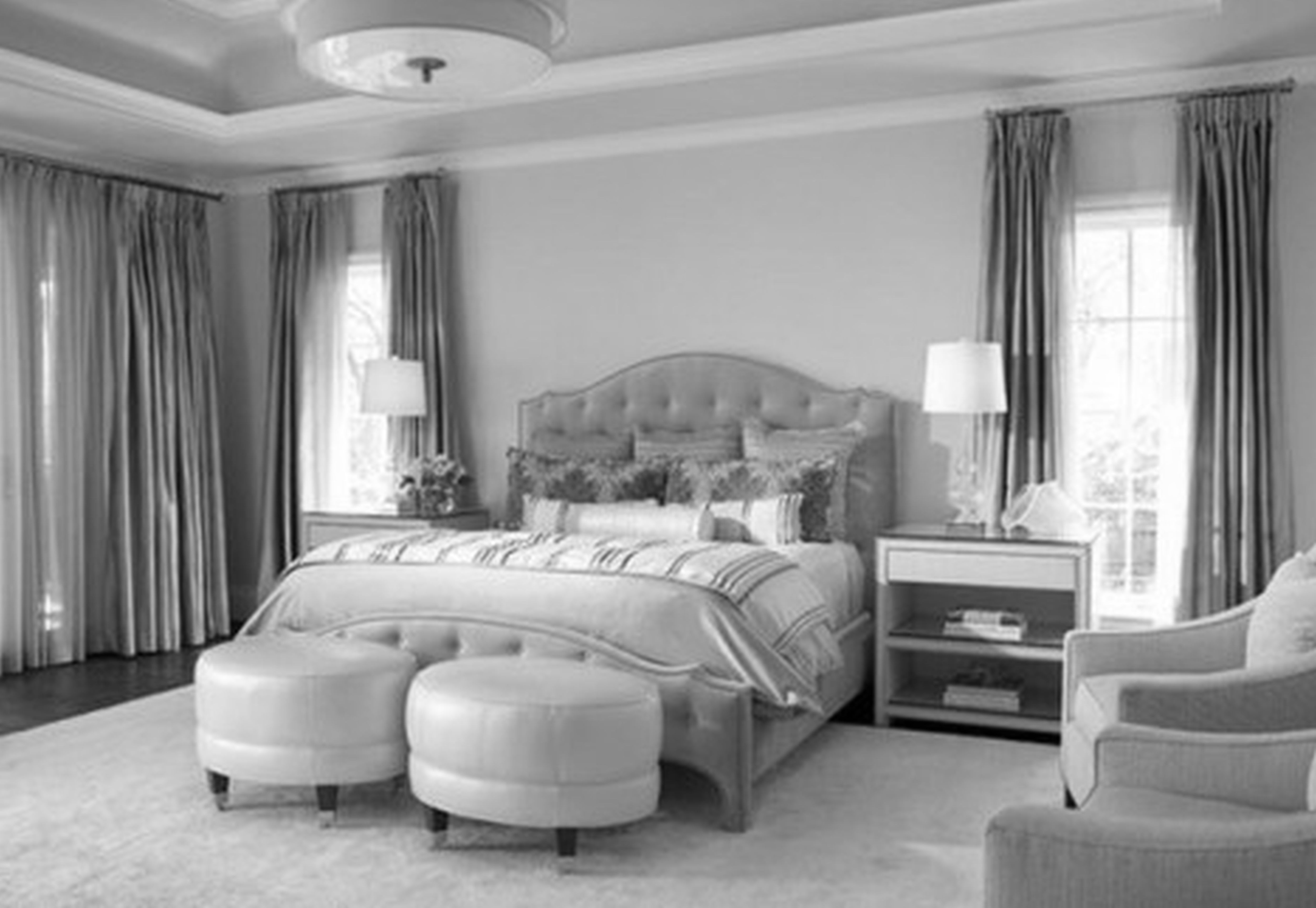 Luxury Grey Bedroom Ideas - HD Wallpaper 