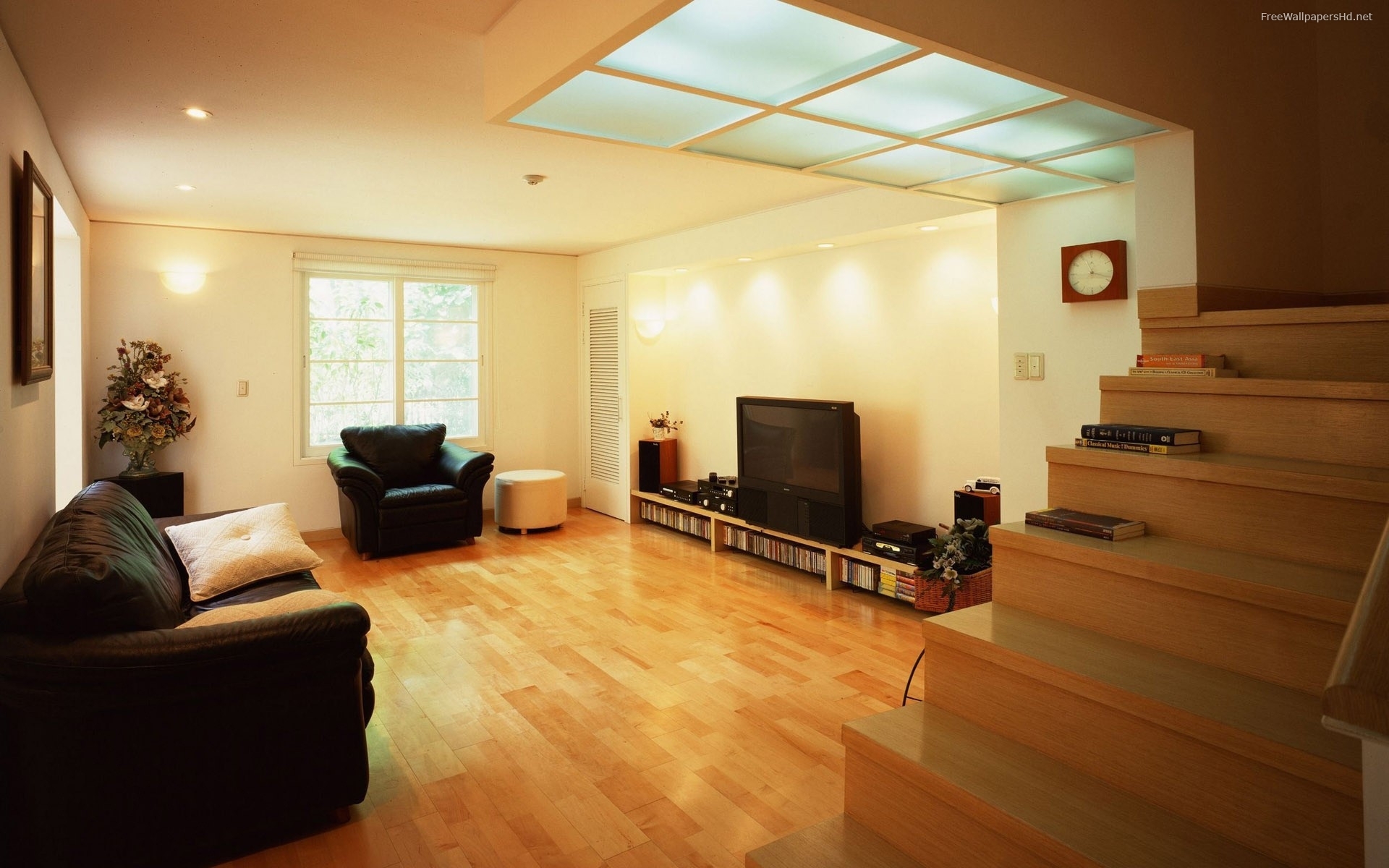 Cool Living Room Wallpaper - Inside Beautiful Room Hd - HD Wallpaper 