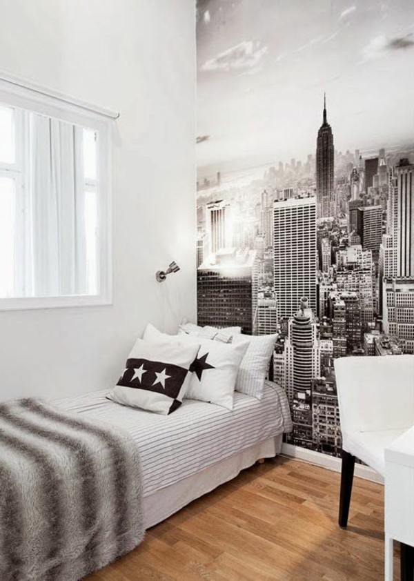 Wallpaper City Walls Youth Room - Best Wallpaper For Teens Room - HD Wallpaper 