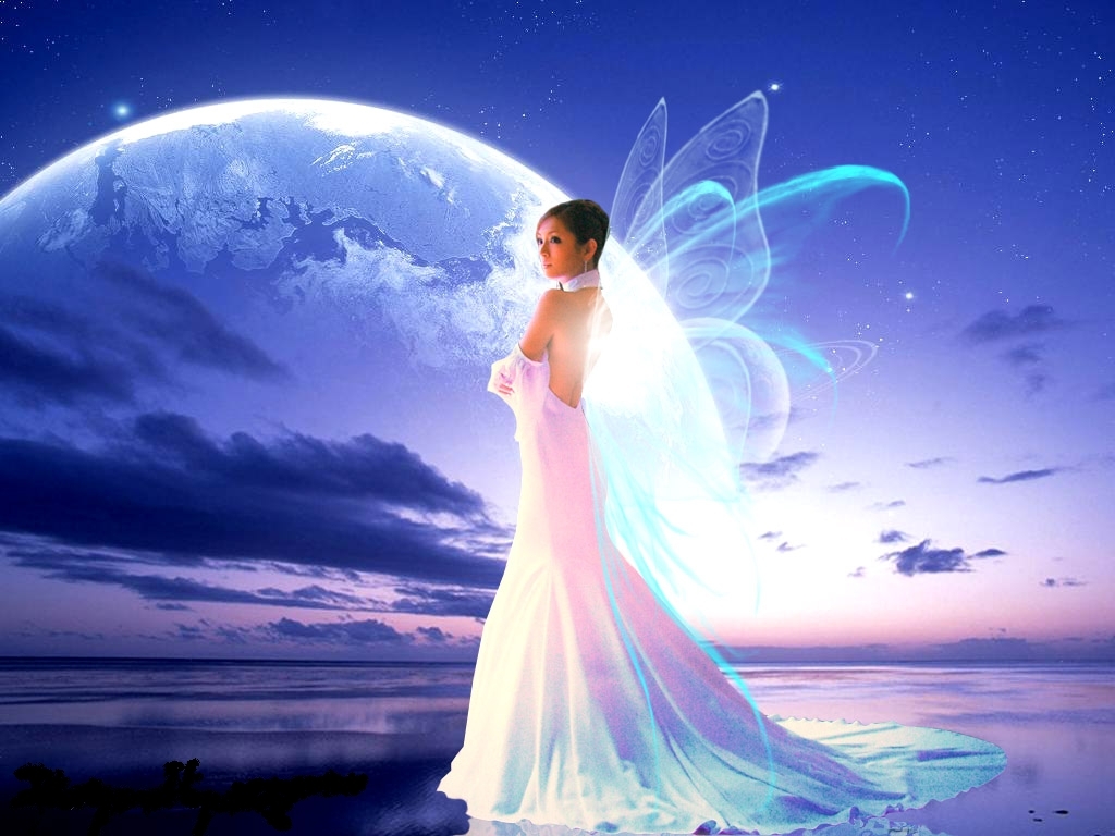 Fantastic The Most Beautiful Wallpaper - Beautiful Fairy - HD Wallpaper 