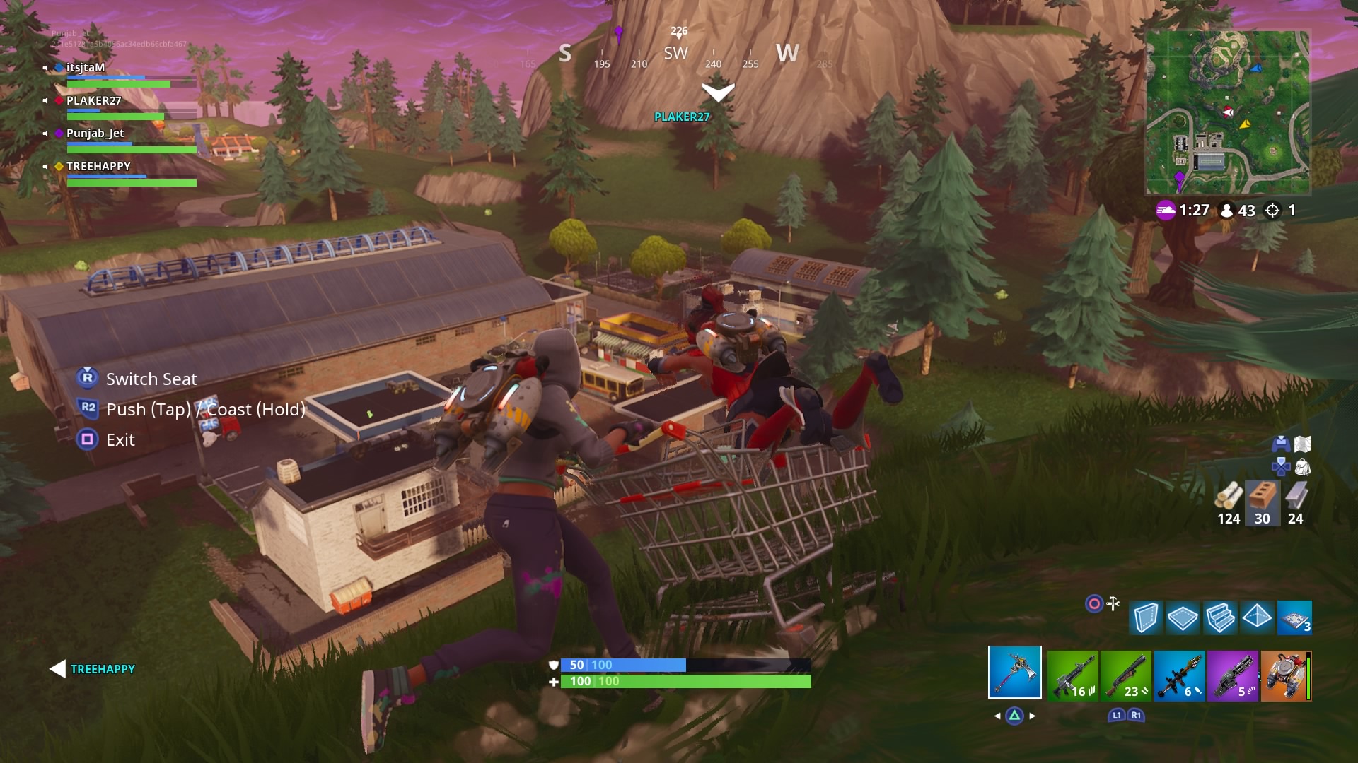 Fortnite Cart Desktop Wallpaper - Pc Game - HD Wallpaper 