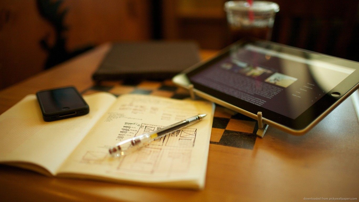 Work Desk - HD Wallpaper 