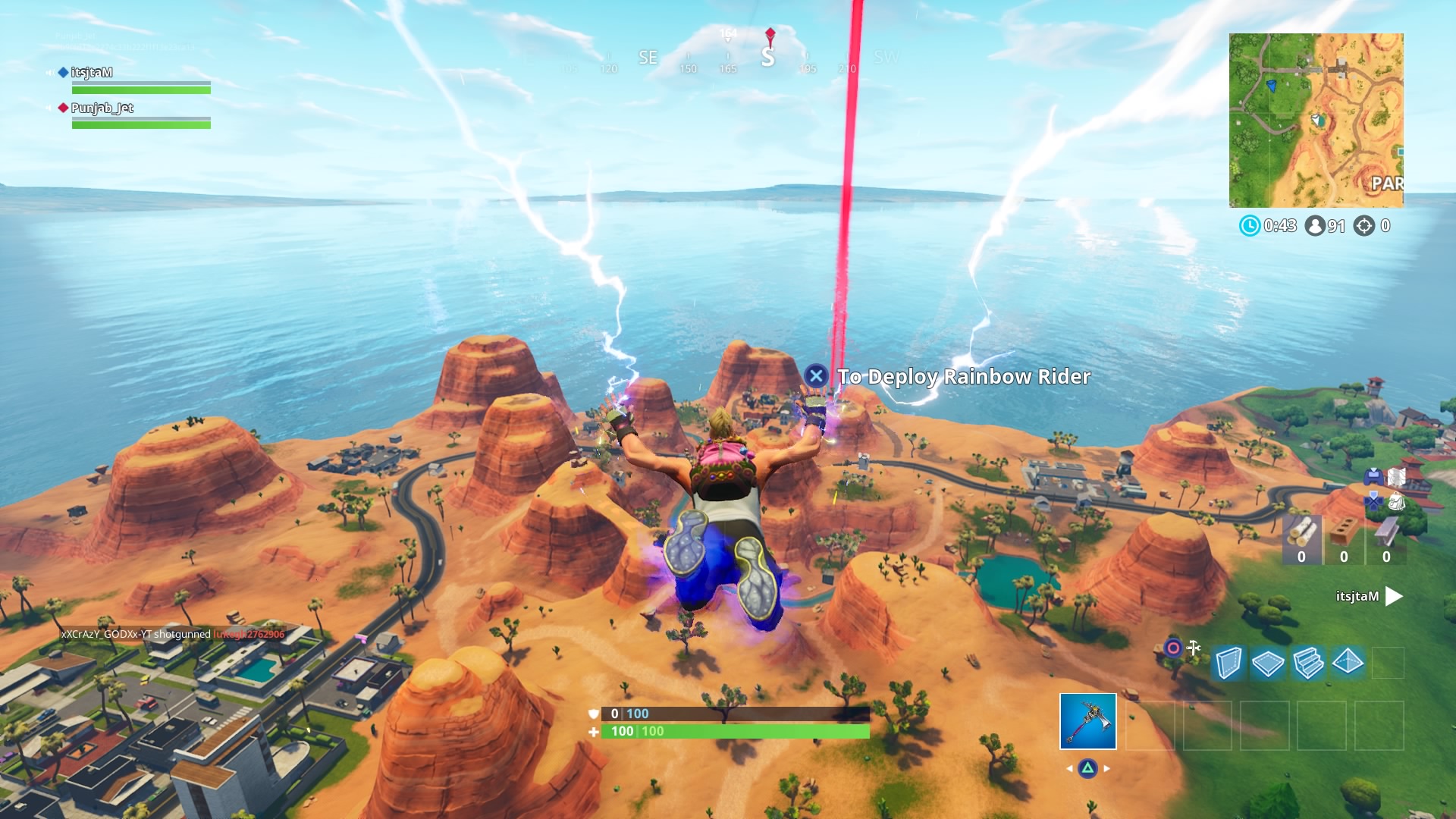 Fortnite Paradise Palms Widescreen Desktop Wallpaper - Pc Game - HD Wallpaper 