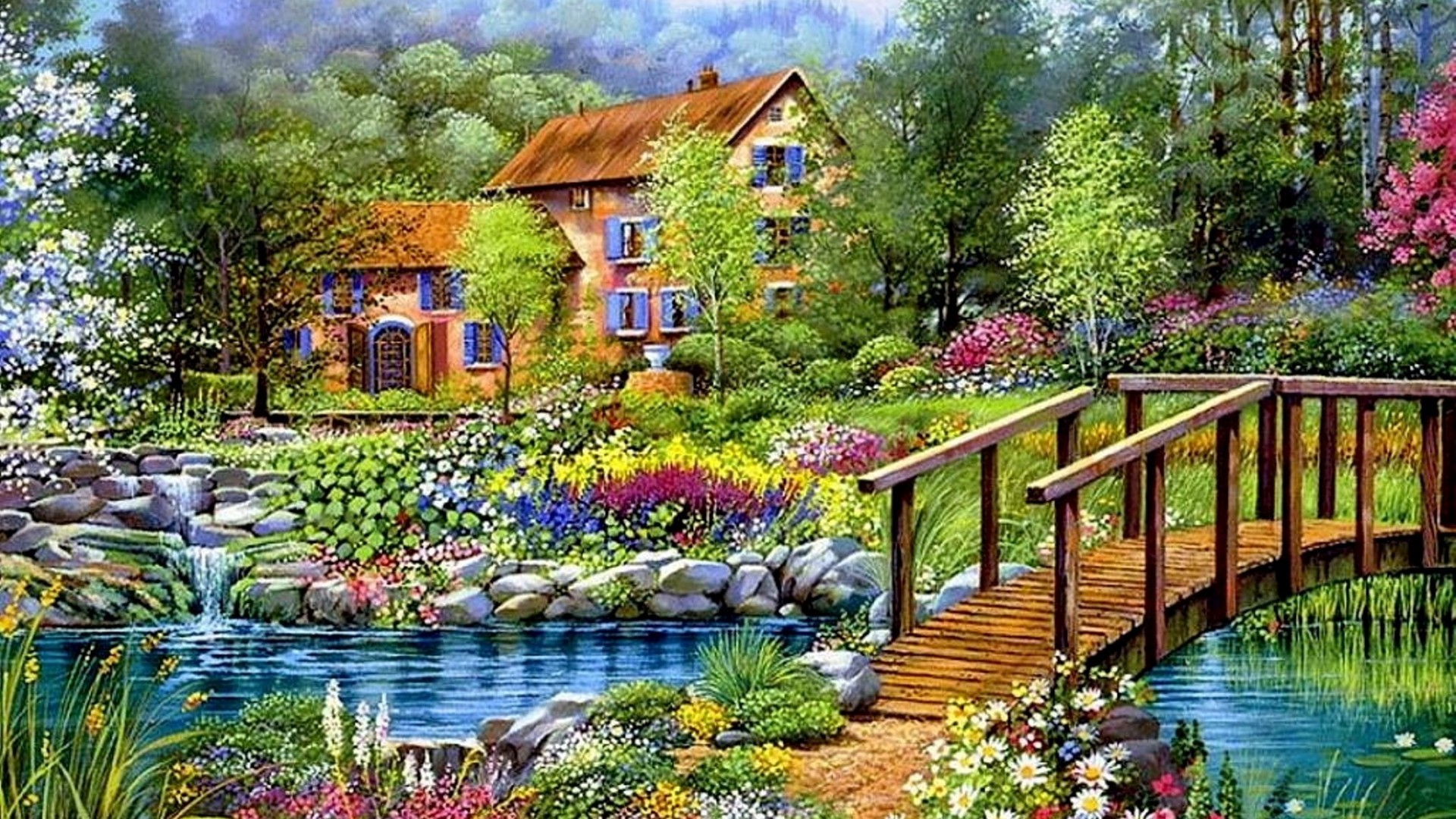 Beautiful Colored Pencils Wallpaper - Landscape Pencil Colour Drawing