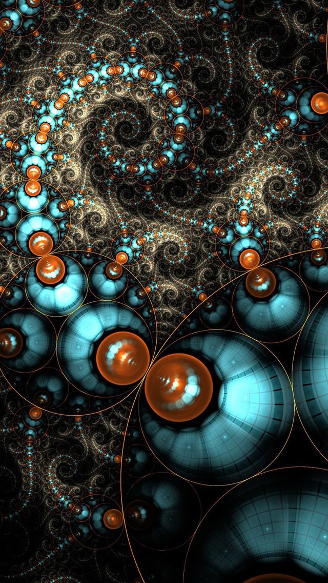 Fractal Circles - HD Wallpaper 