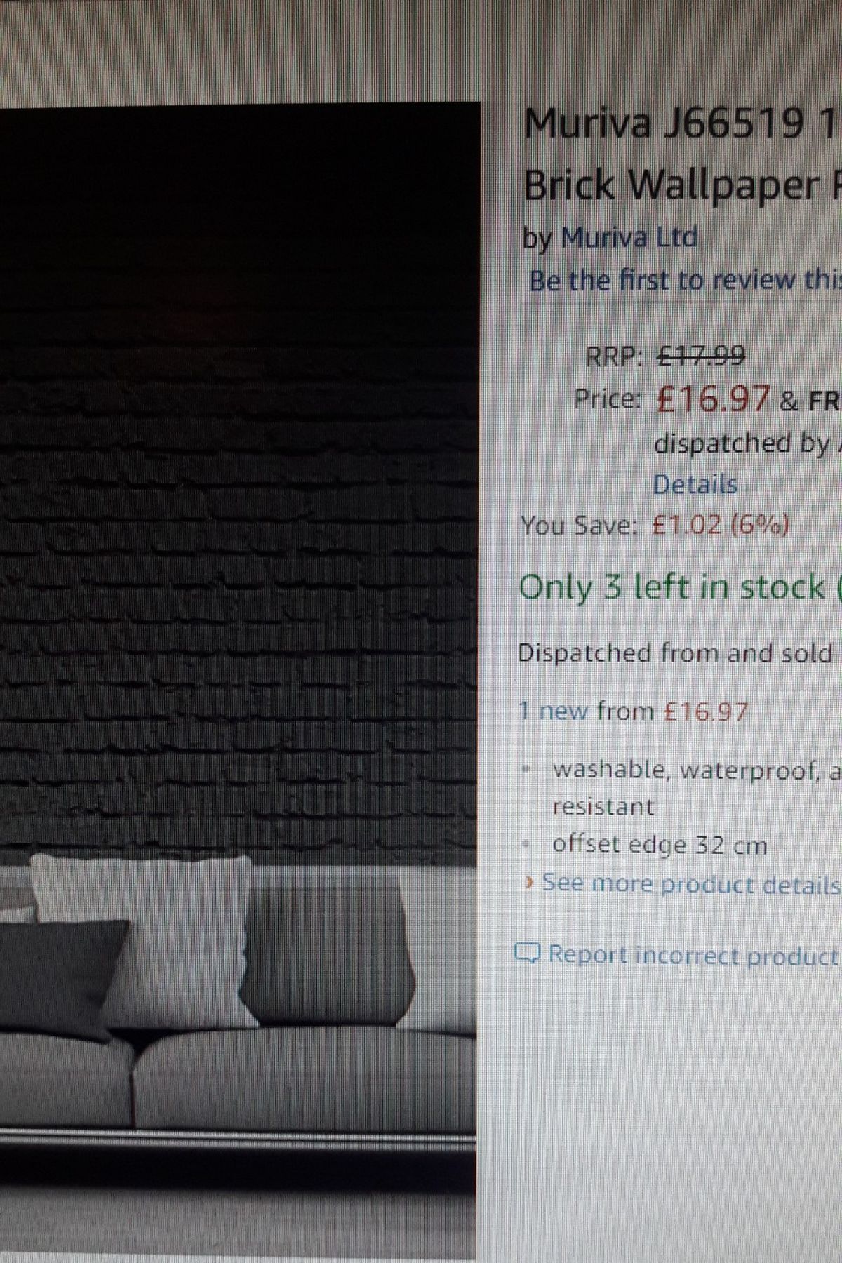 3 Rolls All Brand New Still In Packets Ordered Wrong - Studio Couch - HD Wallpaper 