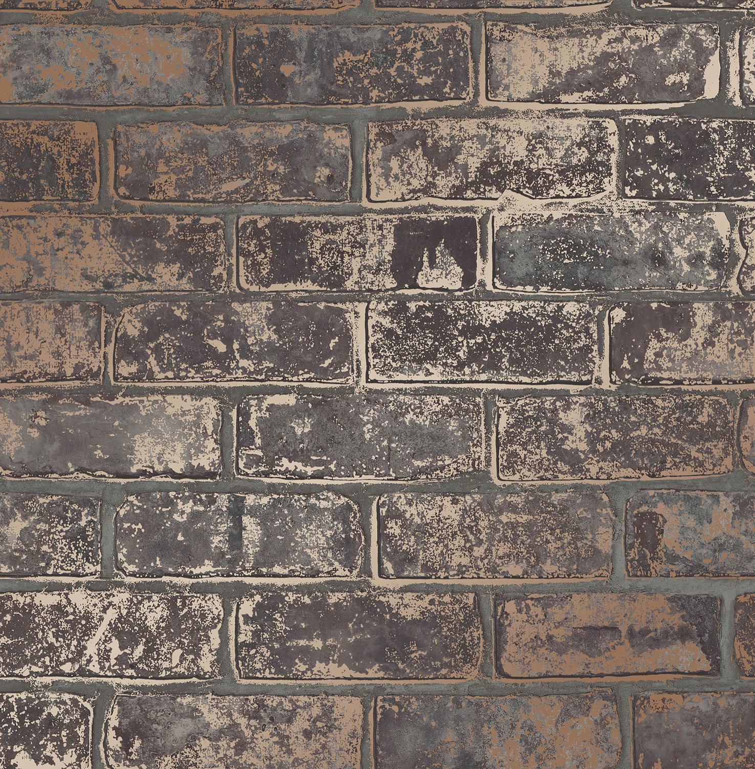 Grey And Copper Wall - HD Wallpaper 