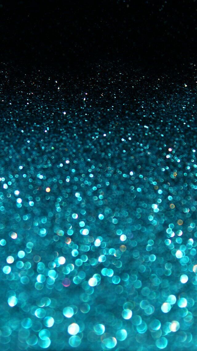 Blue Black Glitter Background - 640x1136 Wallpaper 
