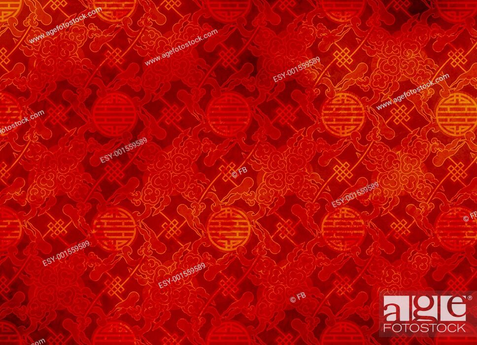 Chinese Red Textured Pattern In Filigree For Background - Red Chinese Background - HD Wallpaper 