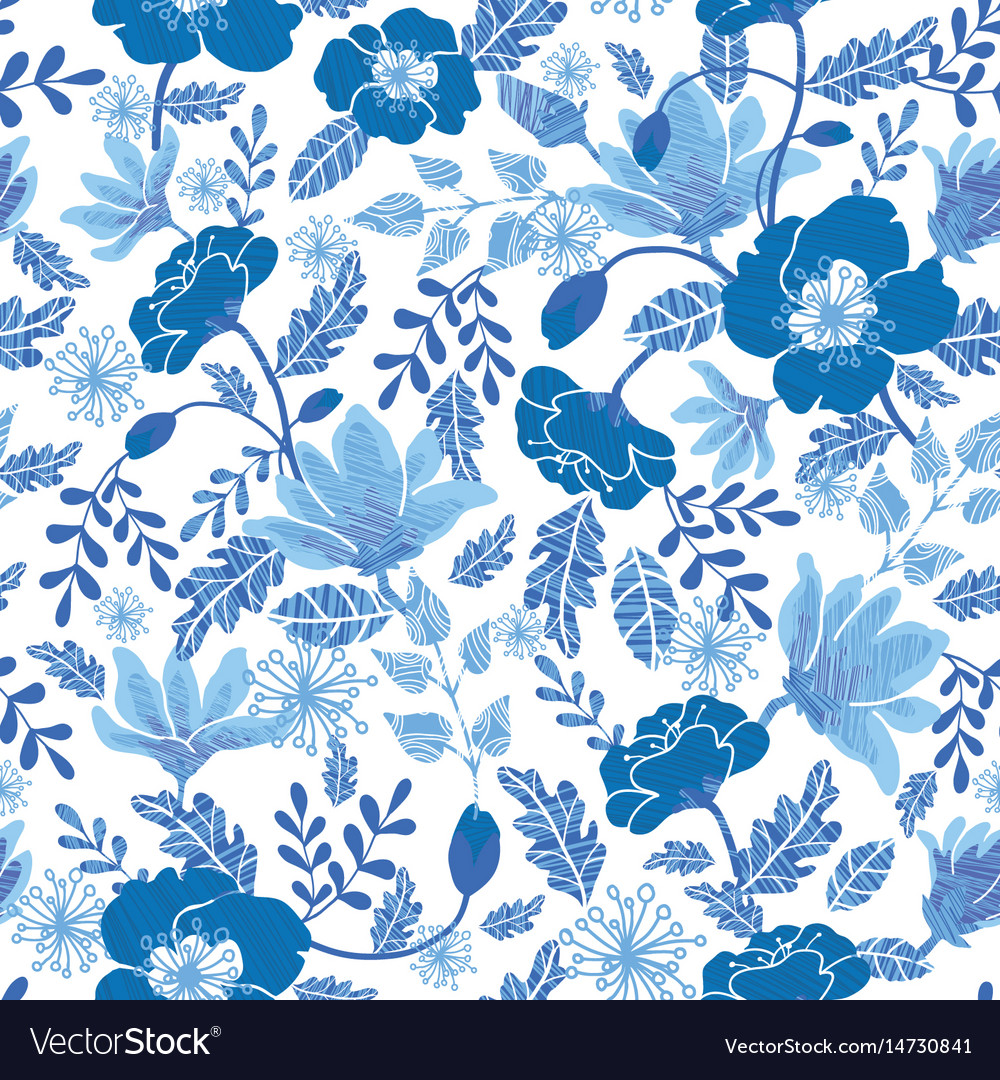 Navy Blue Flower Vector - HD Wallpaper 
