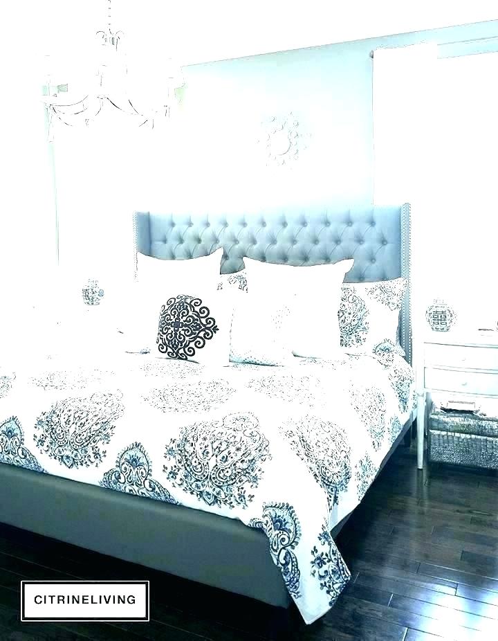Grey And Blue Bedroom Idea - HD Wallpaper 