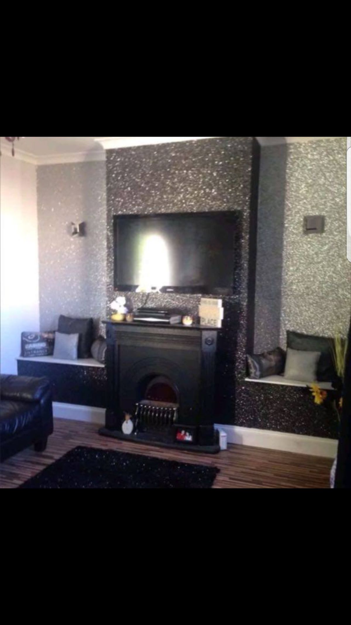 Silver Fabric Glitter Wallpaper
grade 3, So Sparkly - Living Room - HD Wallpaper 