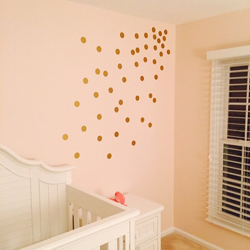 Muurstickers Stippen Kinderkamer - HD Wallpaper 