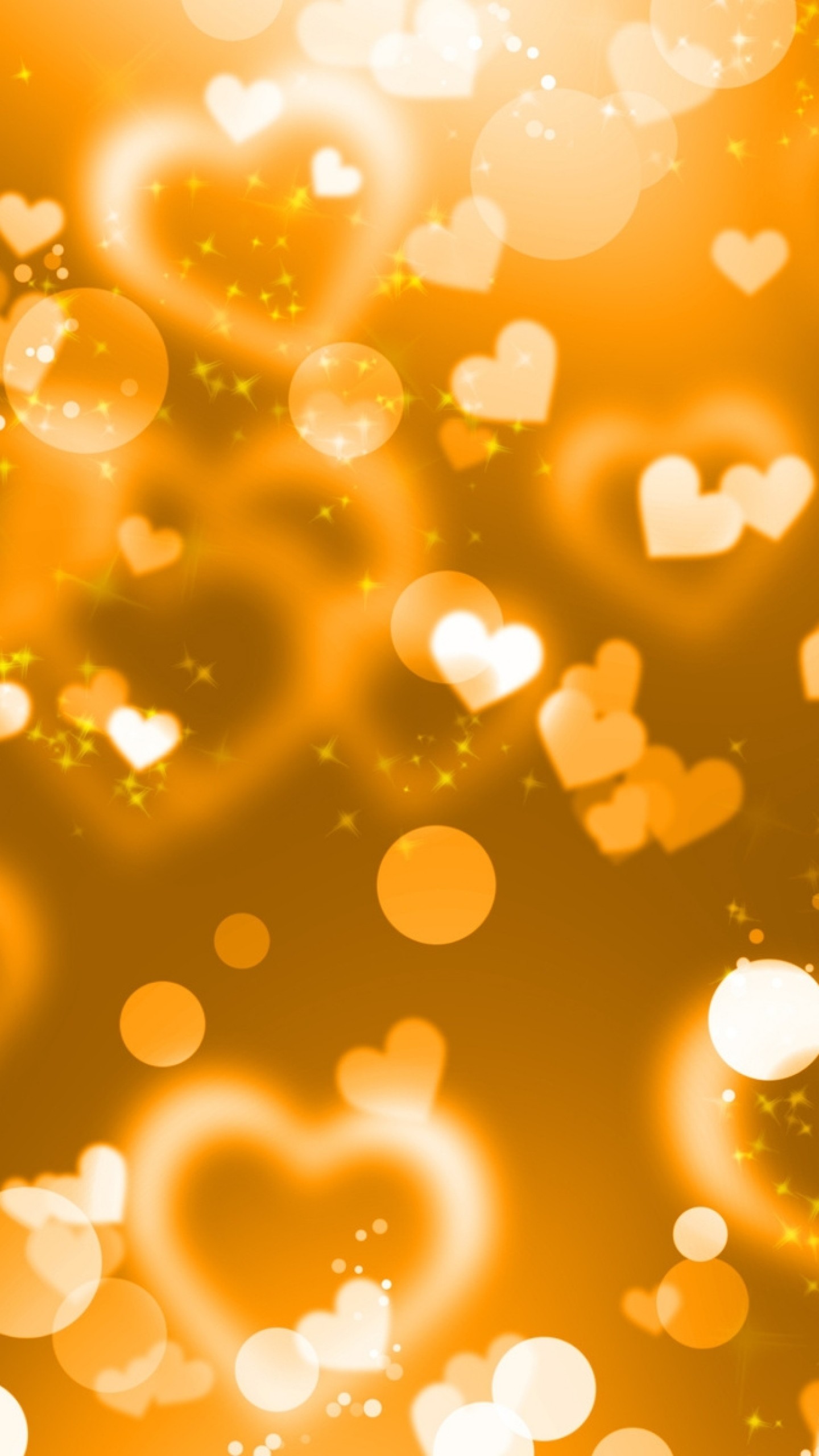 Wallpaper Glare, Hearts, Lights, Glitter, Gold 
 Data-src - Gold Heart Wallpaper Hd - HD Wallpaper 
