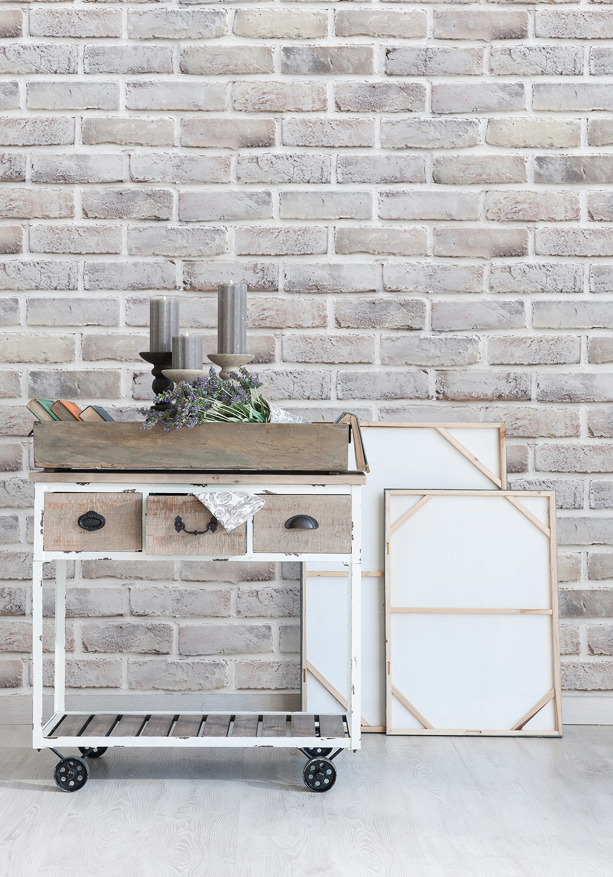 Lime Wash Brick Wall - HD Wallpaper 