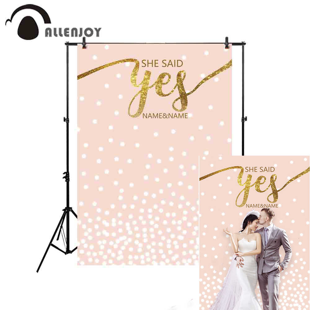 Allenjoy Backdrop Photo Background Pink Spot Gold Text - Sea With Coconut Tree Diagram - HD Wallpaper 