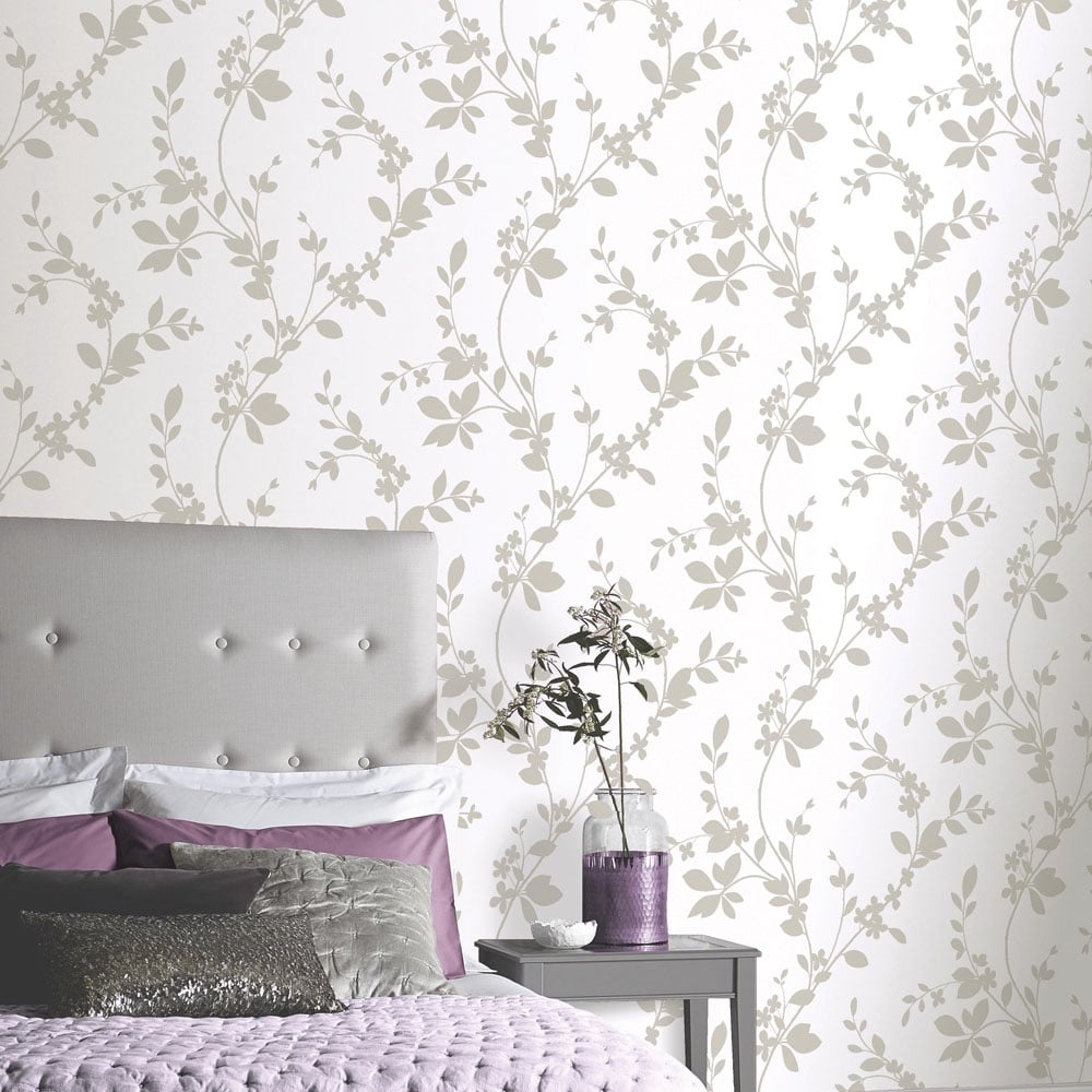 White Wallpaper For Bedroom - HD Wallpaper 