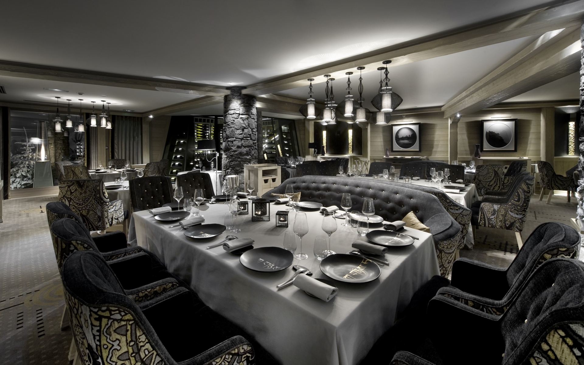 Courchevel K2 Palace Restaurant - HD Wallpaper 