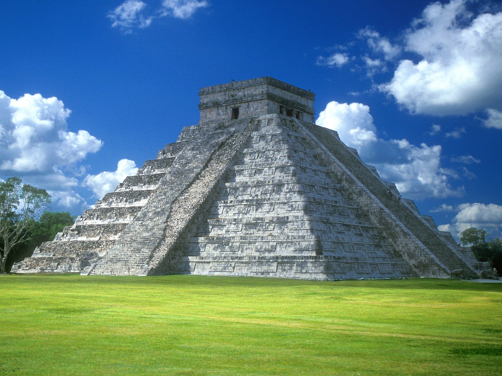 Pyramid Of Mexico - Chichen Itza - HD Wallpaper 