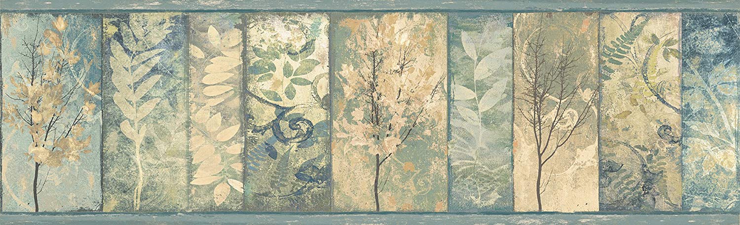 Chesapeake Tll01551b Lillinonah Foliage Wallpaper Border, - Wallpaper - HD Wallpaper 