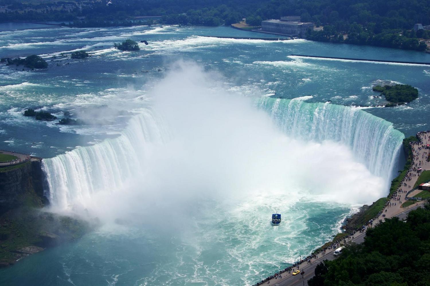 Niagara Falls Minecraft - HD Wallpaper 