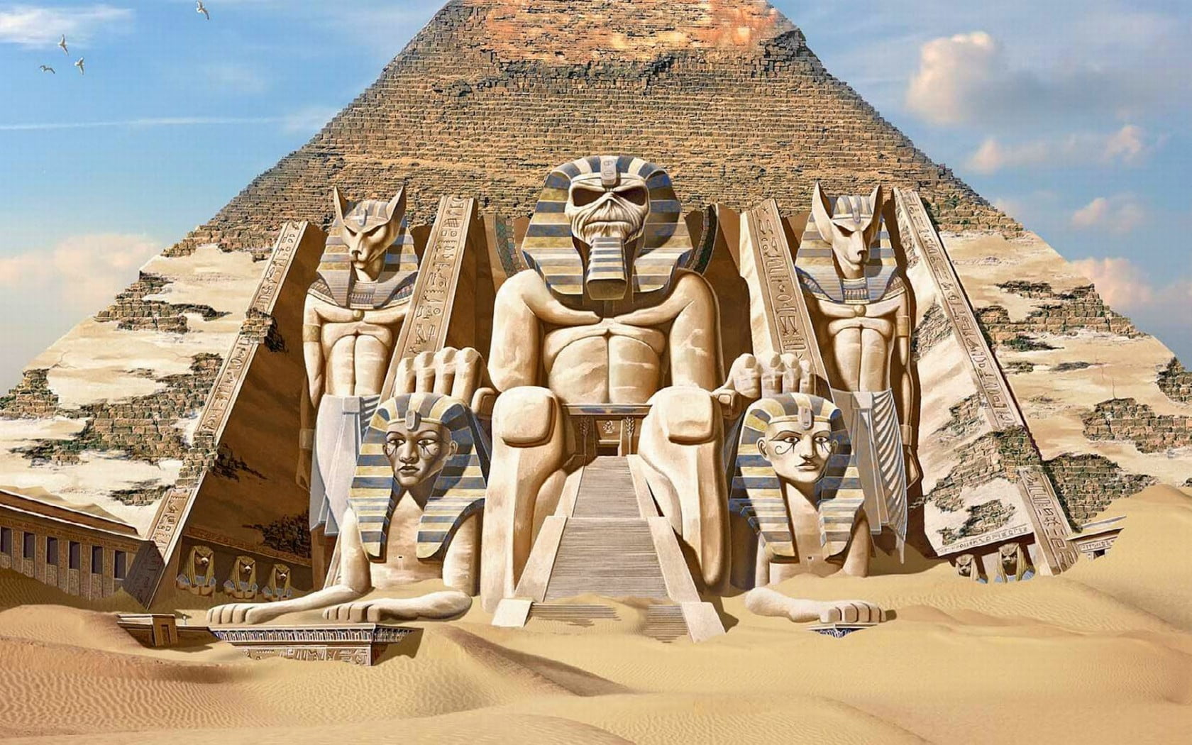 Eddie Iron Maiden Powerslave - HD Wallpaper 