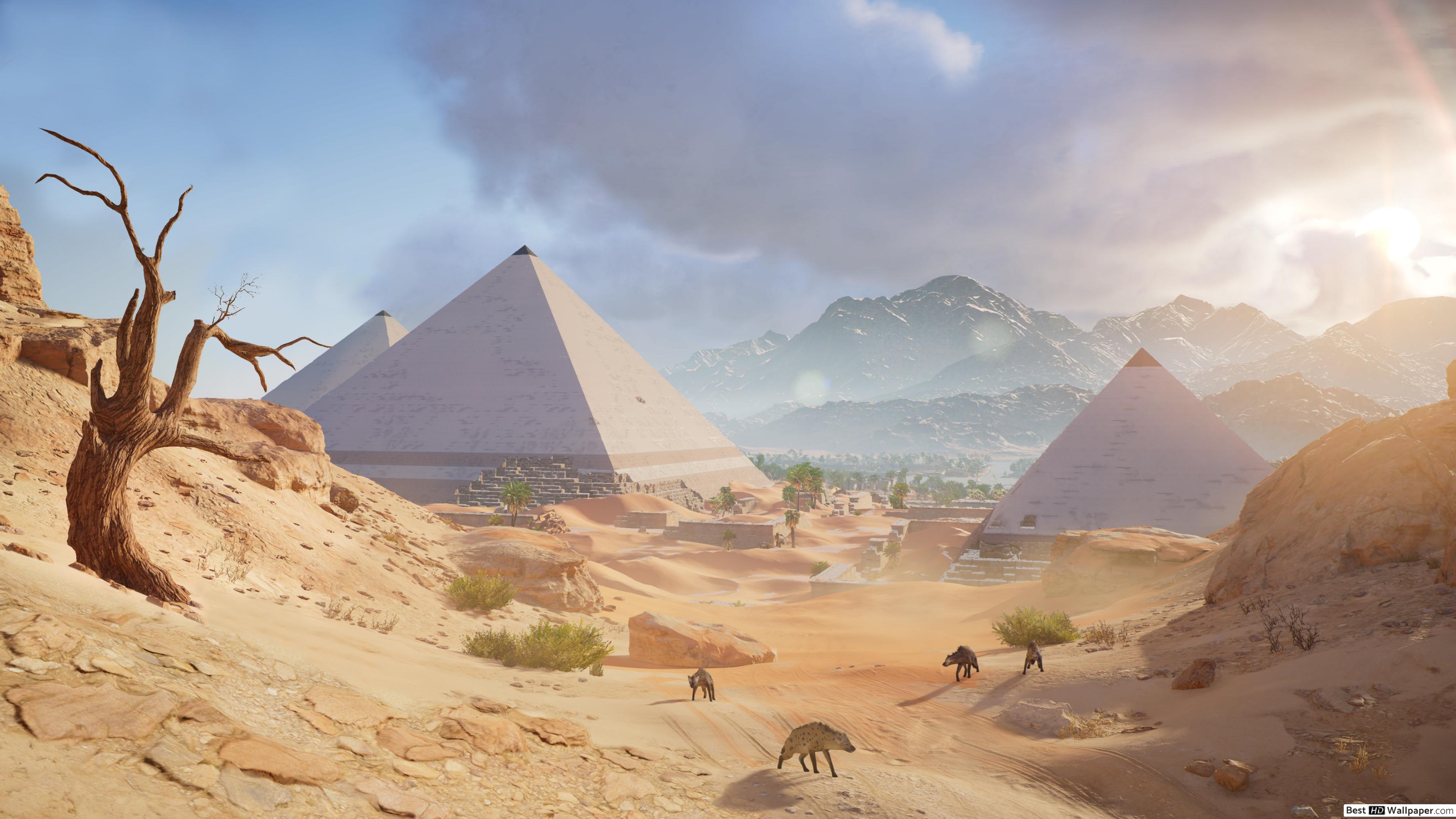 Assassin's Creed Origins Pyramid - HD Wallpaper 