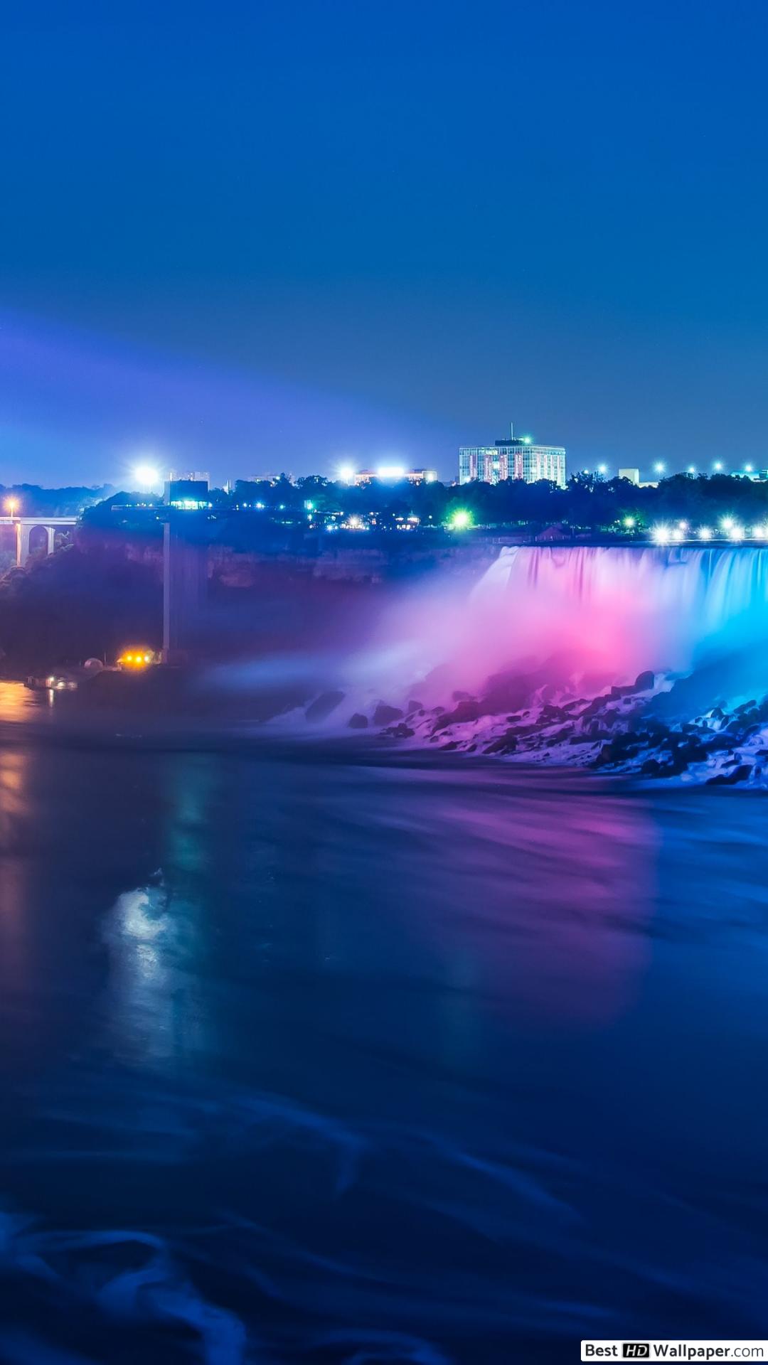 Niagara Falls Wallpapers Night - HD Wallpaper 