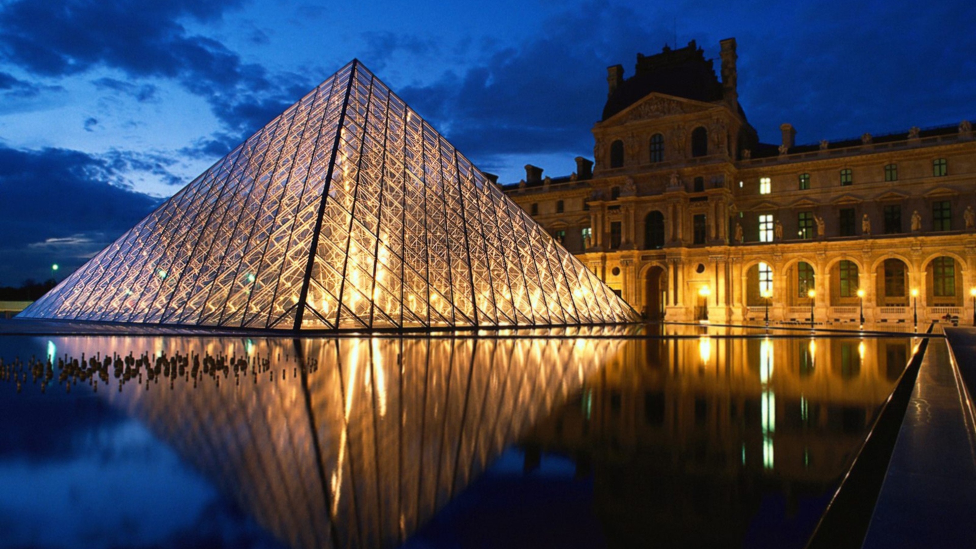 Louvre Paris - HD Wallpaper 