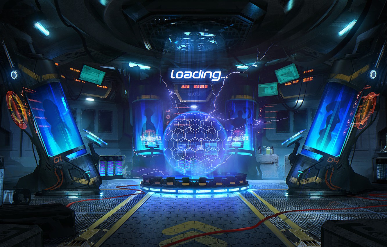 Photo Wallpaper Fiction, Art, Capsule, Laboratory, - Pc Game - HD Wallpaper 