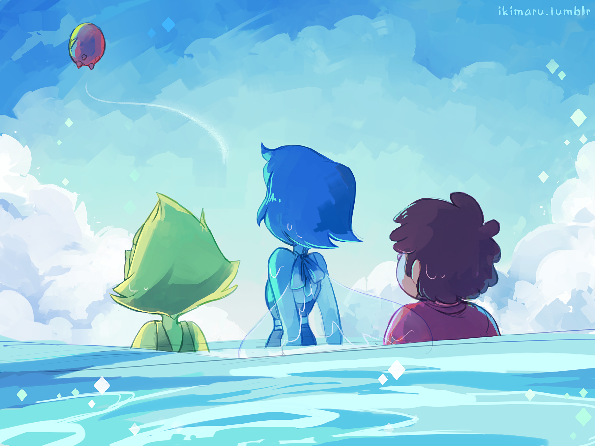 Tumblr Water Blue Sky Vertebrate Ecosystem Daytime - Steven Universe Legs From Here To Homeworld - HD Wallpaper 
