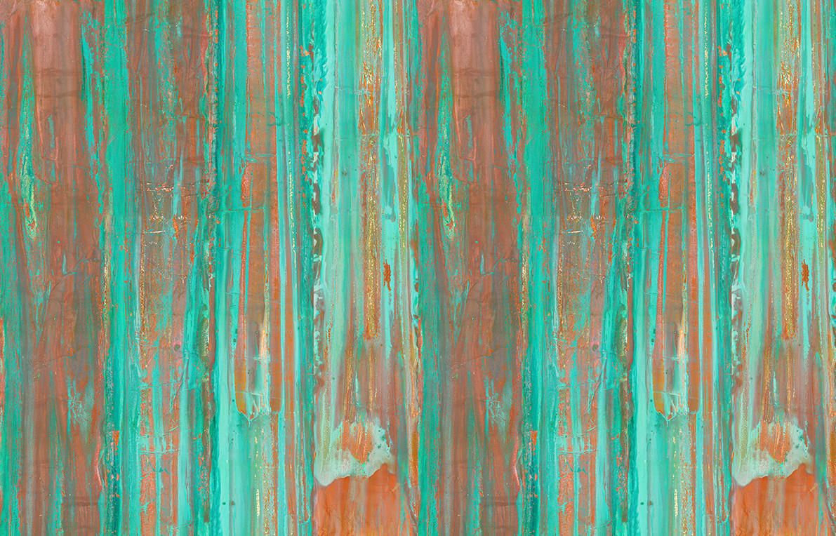 Turquoise And Copper - HD Wallpaper 