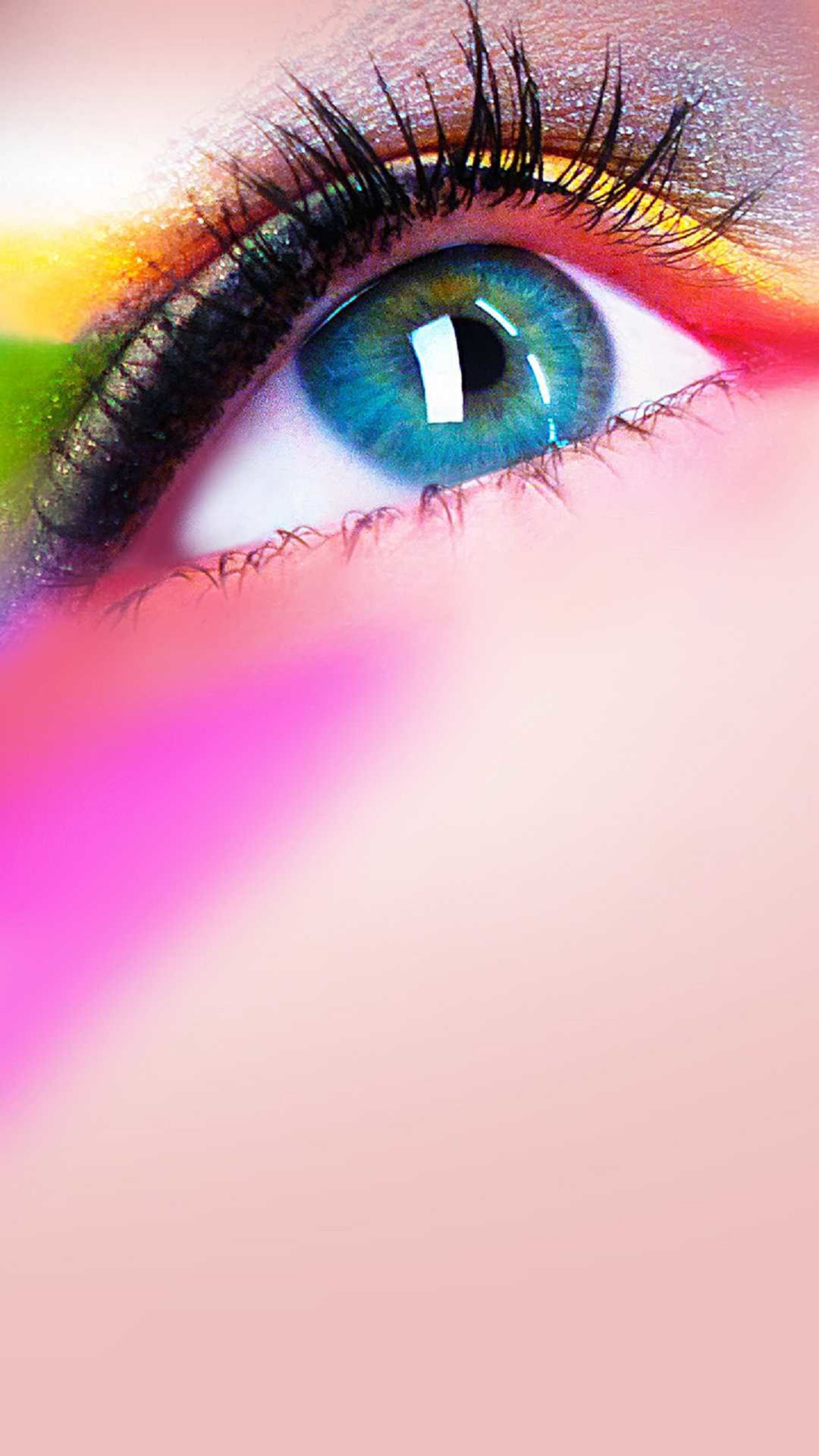 Eye Makeup Wallpaper Hd Iphone - HD Wallpaper 