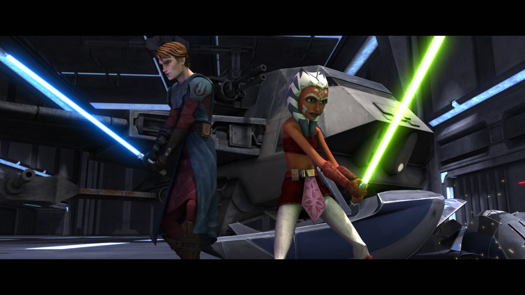Ahsoka Tano Y Anakin Skywalker - HD Wallpaper 