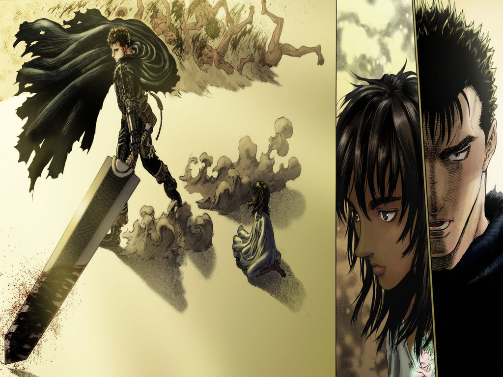 Bento Bites Berserk And Ajin - Berserk Guts Saves Casca - HD Wallpaper 