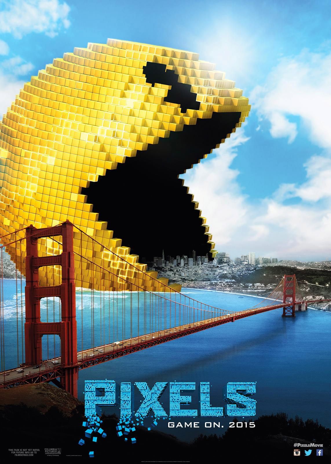 Pixels Movie Poster - HD Wallpaper 