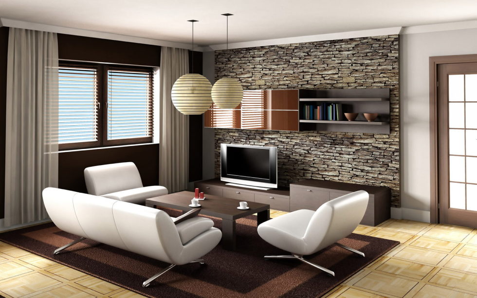 Decoration Of A Living Room In Beige Colour - Best Drawing Room Designs - HD Wallpaper 