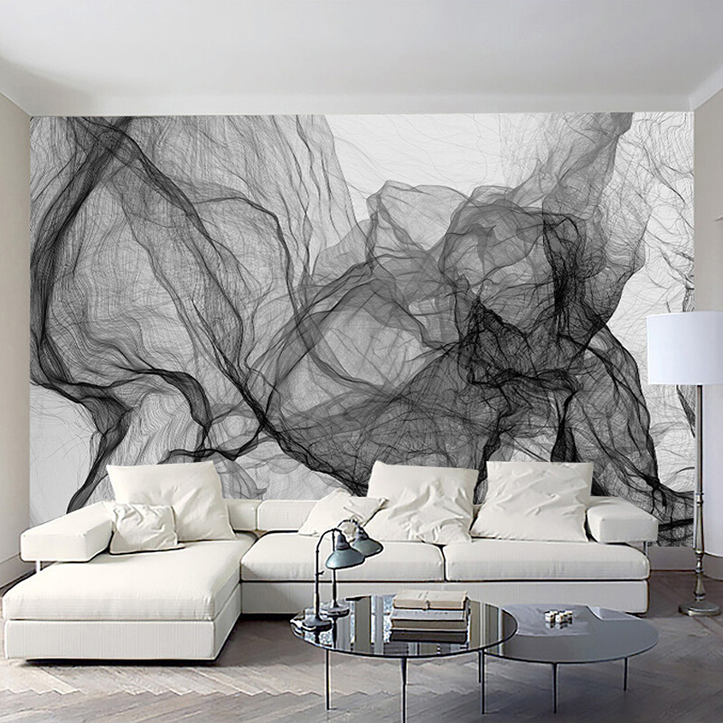 3d Wallpaper Mural Living Room - HD Wallpaper 