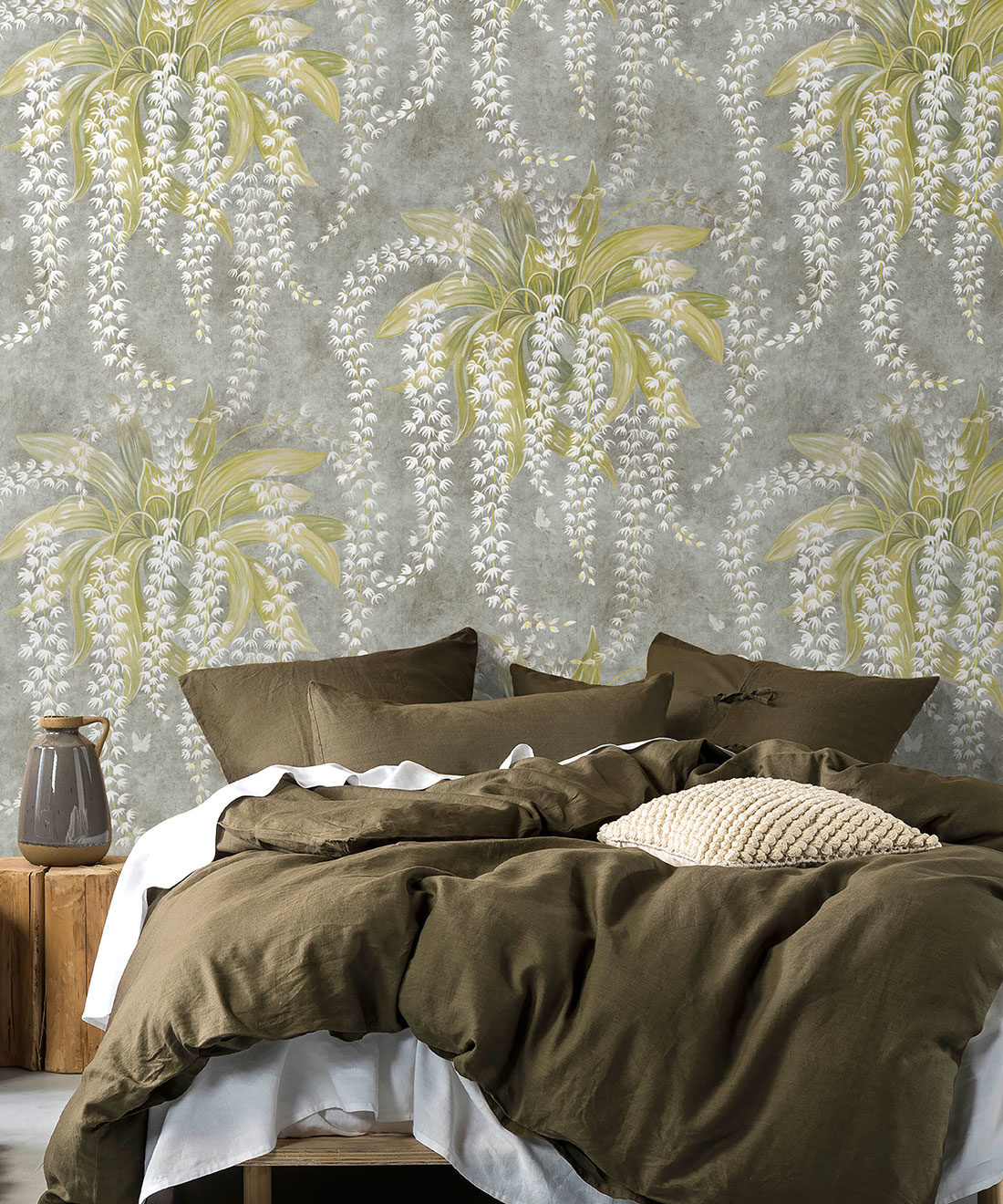 Linen House Nimes Olive Super King Quilt Cover - HD Wallpaper 