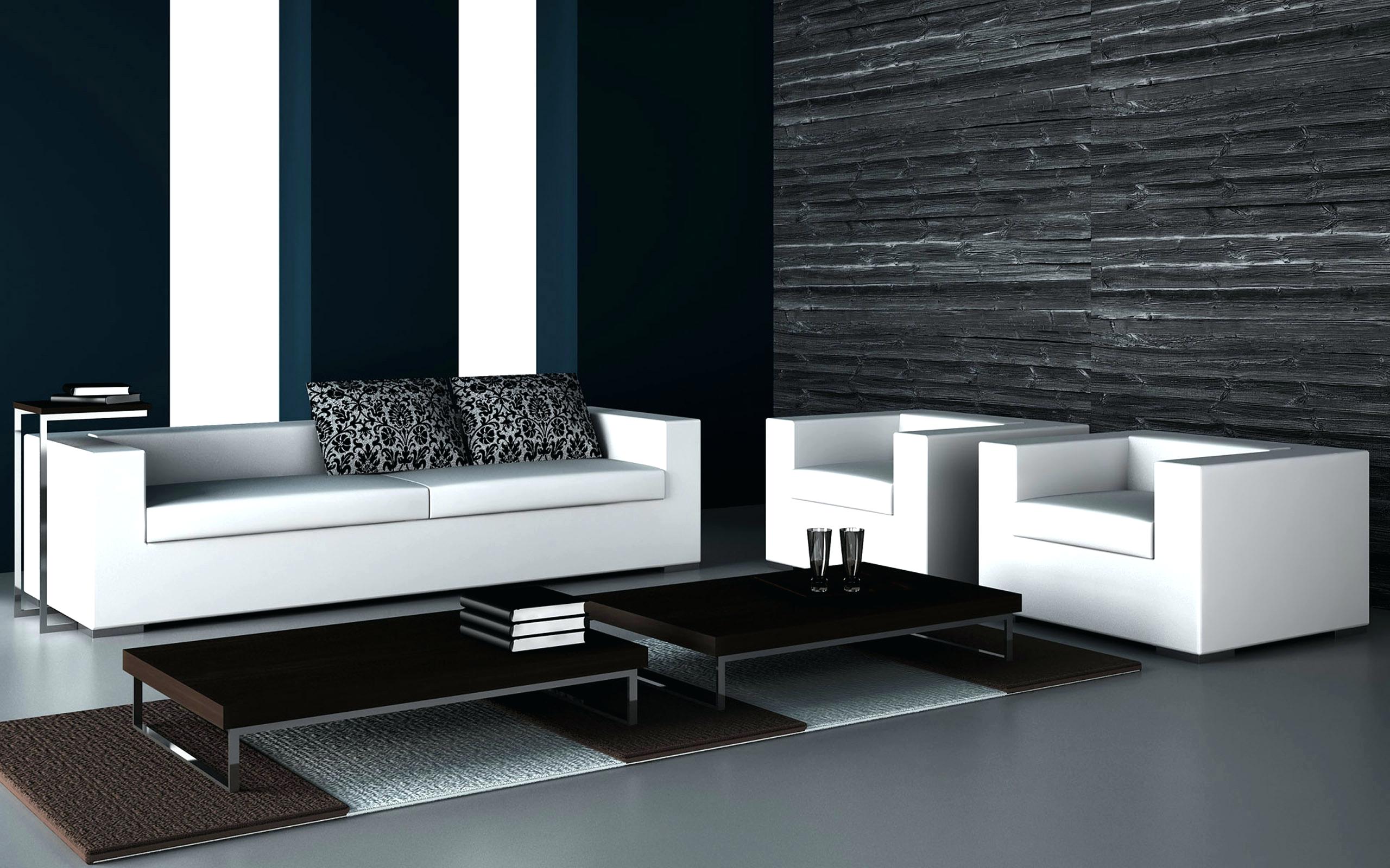 Black And White Living Room Design Ideas - HD Wallpaper 