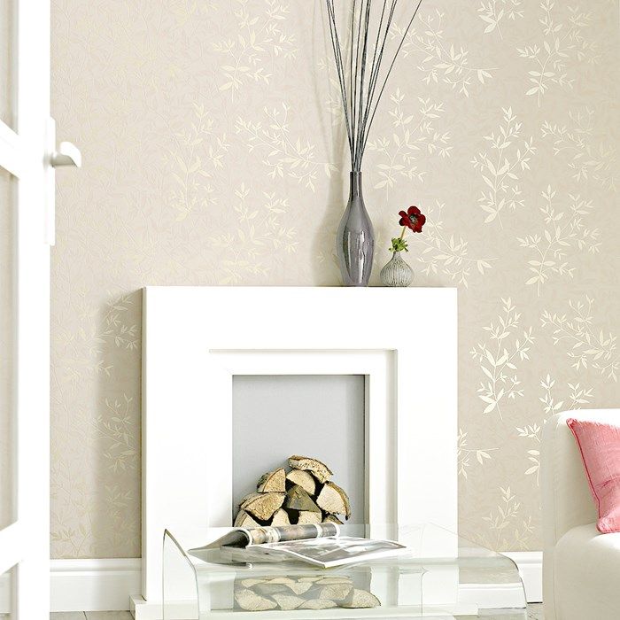 Gold Wallpaper For Fireplace - HD Wallpaper 